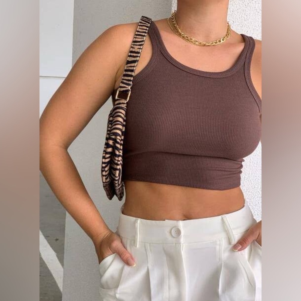 Princess Polly brown tank top